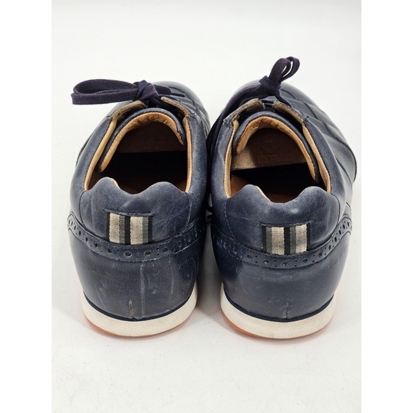 Men\'s Royal Albatross Spikeless Leather Blue Golf Shoes USA‎ 11 Made In Portugal